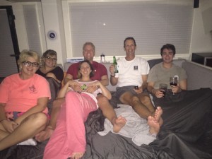 Movie Night on S/V Happy Together